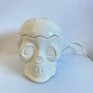 New Skeleton skull Gold Canyon Warmer Timer Candle Scent Pod 83617 Halloween